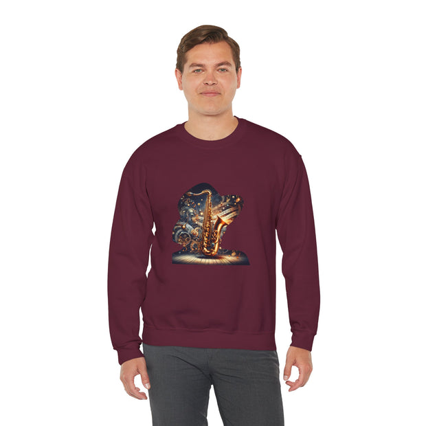 Saxophone Unisex Heavy Blend™ Crewneck Sweatshirt