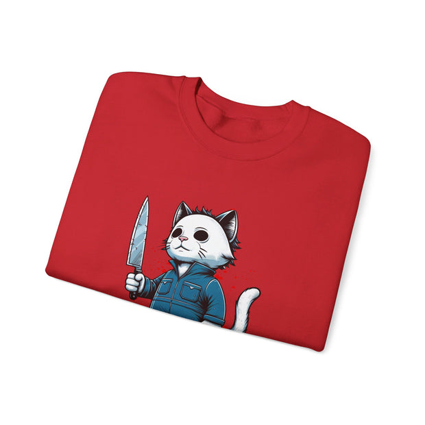 Horror Movie Cats Unisex Heavy Blend™ Crewneck Sweatshirt