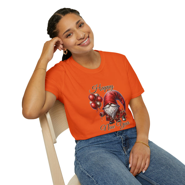 Gnome New Year Unisex Softstyle T-Shirt