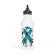 No One Fights Alone Stainless Steel Water Bottle