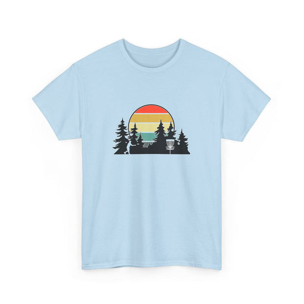 Retro Disc Golf Unisex Heavy Cotton Tee