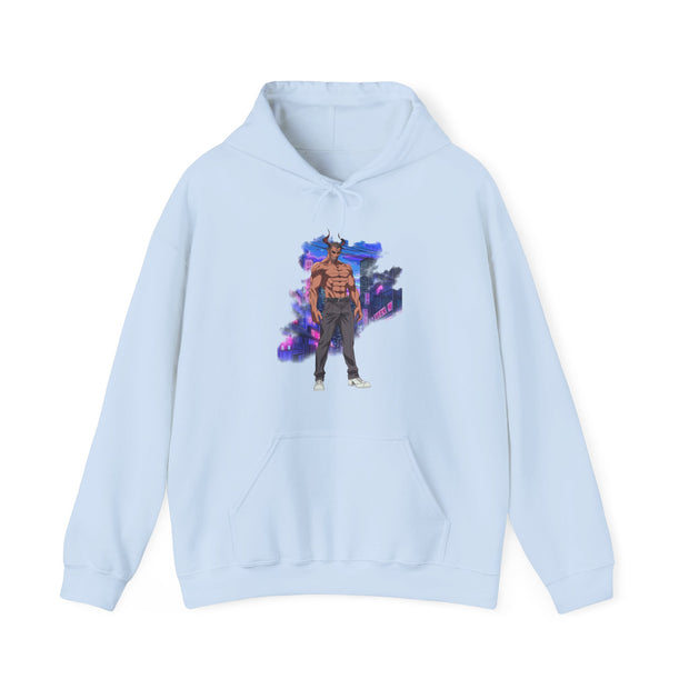 Anime Male Demon Unisex Heavy Blend™ Hooded Sweatshirt
