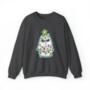 Christmas cat Unisex Heavy Blend™ Crewneck Sweatshirt