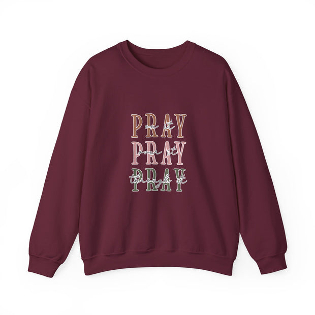 Pray Unisex Heavy Blend™ Crewneck Sweatshirt
