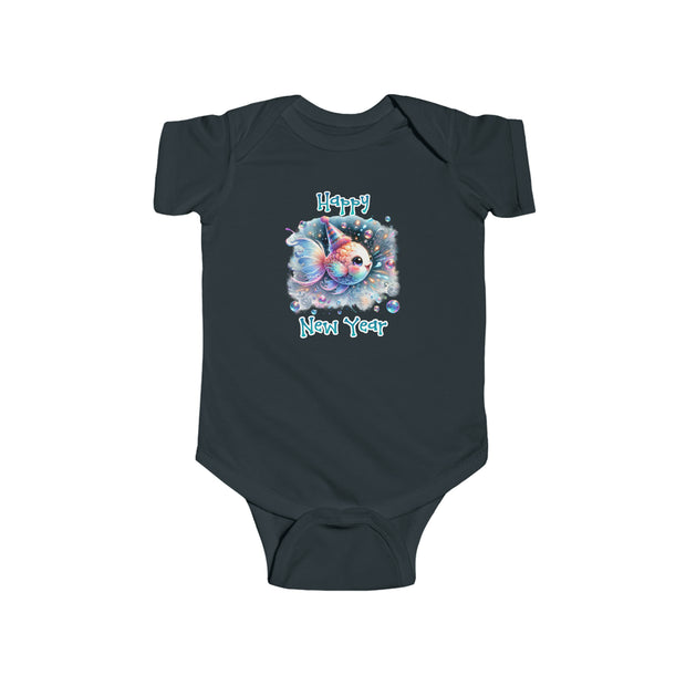 New Year Infant Fine Jersey Bodysuit