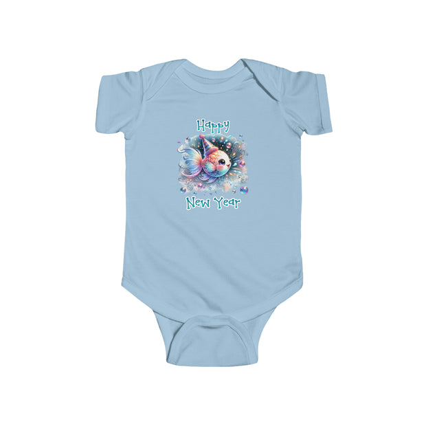 New Year Infant Fine Jersey Bodysuit