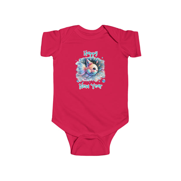 New Year Infant Fine Jersey Bodysuit