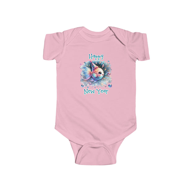 New Year Infant Fine Jersey Bodysuit