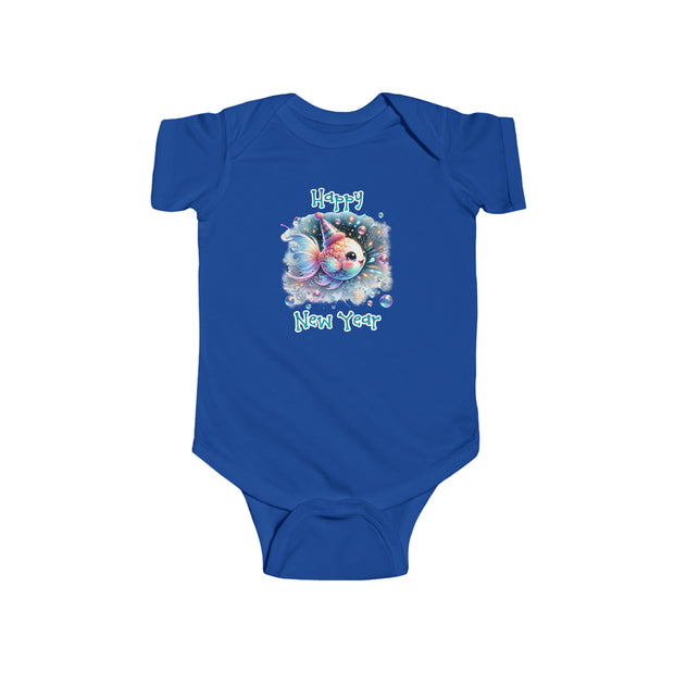 New Year Infant Fine Jersey Bodysuit