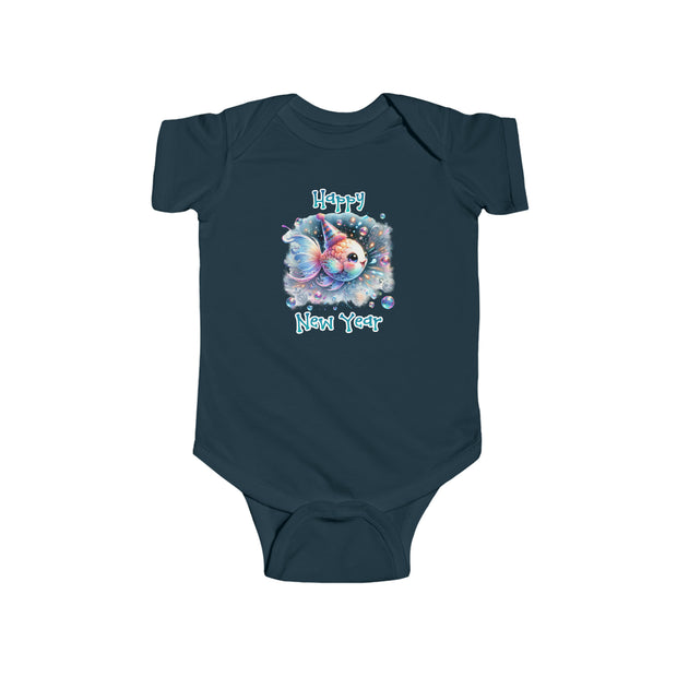 New Year Infant Fine Jersey Bodysuit