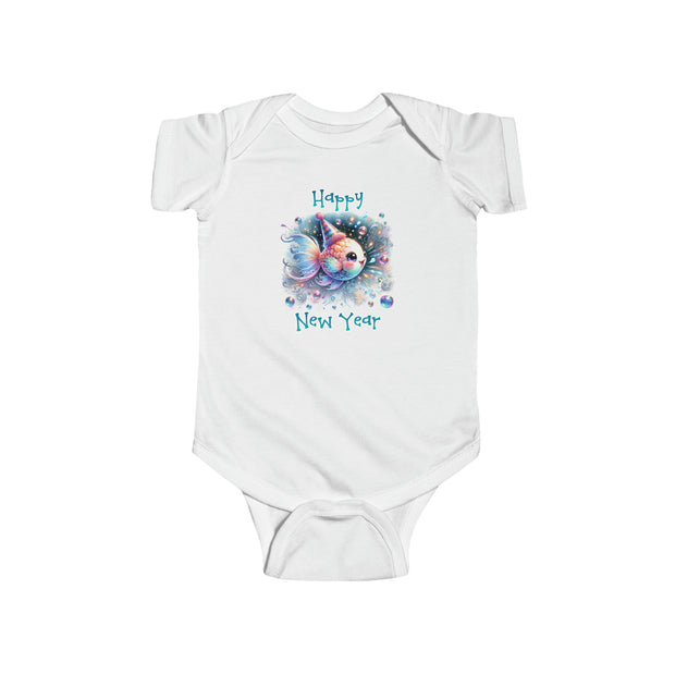 New Year Infant Fine Jersey Bodysuit