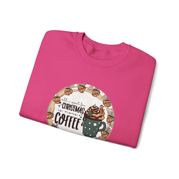 Christmas Coffee Unisex Heavy Blend™ Crewneck Sweatshirt