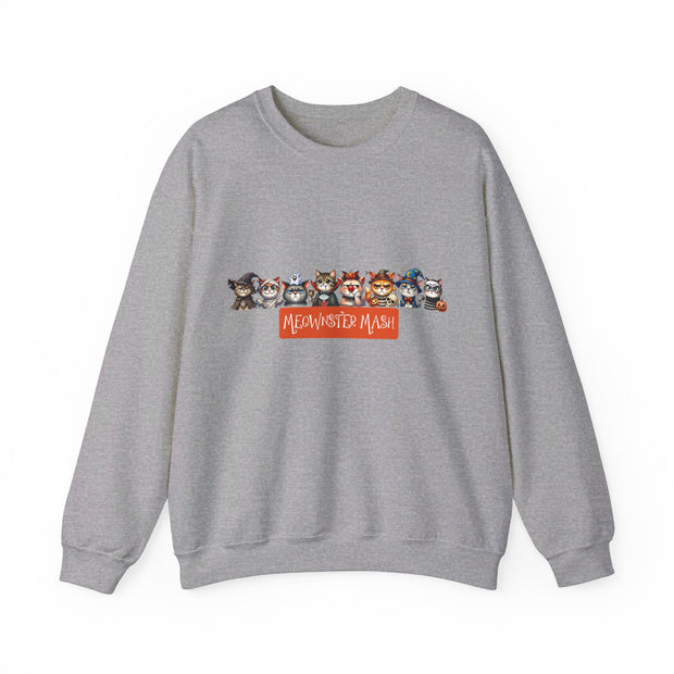 Meownster Mash Unisex Heavy Blend™ Crewneck Sweatshirt