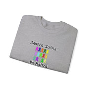 Cancer Sucks Unisex Heavy Blend™ Crewneck Sweatshirt