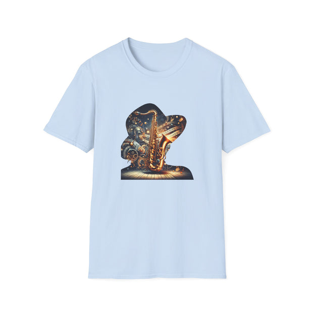 Saxophone Unisex Softstyle T-Shirt