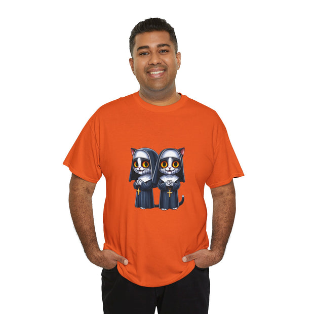 Horror Movie Cats Unisex Heavy Cotton Tee