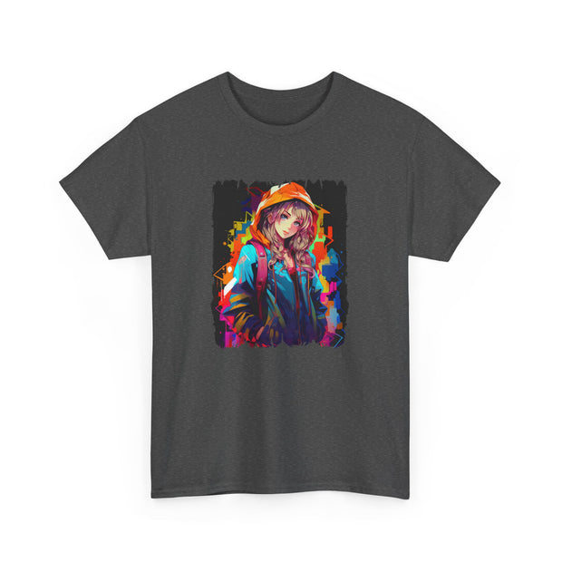 Graffiti Anime Girls Unisex Heavy Cotton Tee