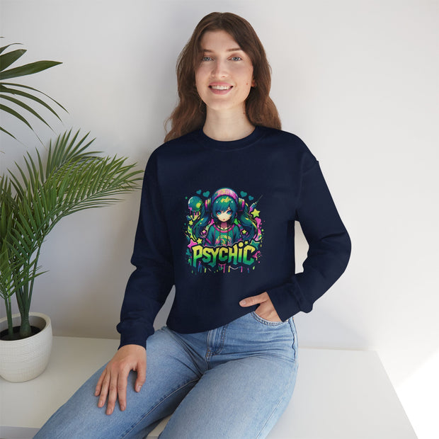 Graffiti Anime Girls Unisex Heavy Blend™ Crewneck Sweatshirt