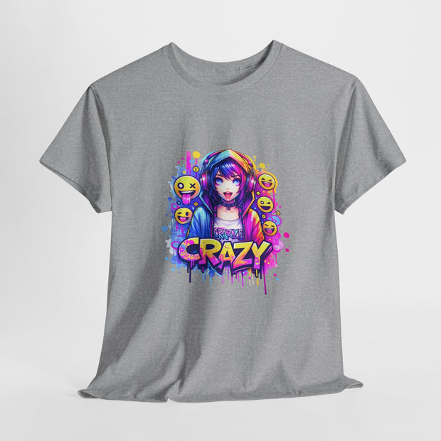 Graffiti Anime Girls Unisex Heavy Cotton Tee