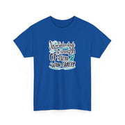 Ovarian Cancer Unisex Heavy Cotton Tee