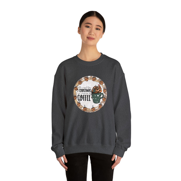 Christmas Coffee Unisex Heavy Blend™ Crewneck Sweatshirt