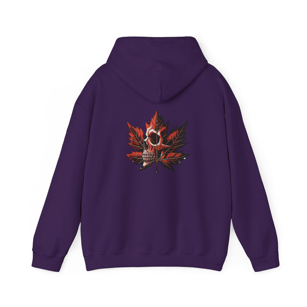 Maple Leaf Skull Unisex Heavy Blend™ Hooded Sweatshirt