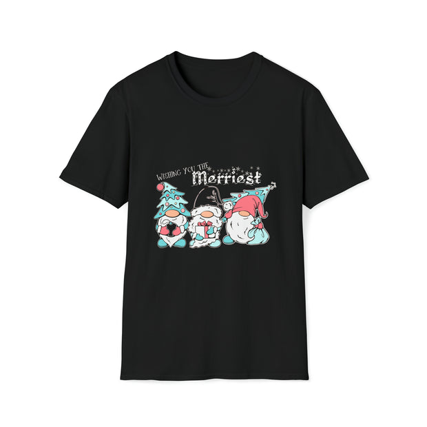 Gnome Christmas Unisex Softstyle T-Shirt