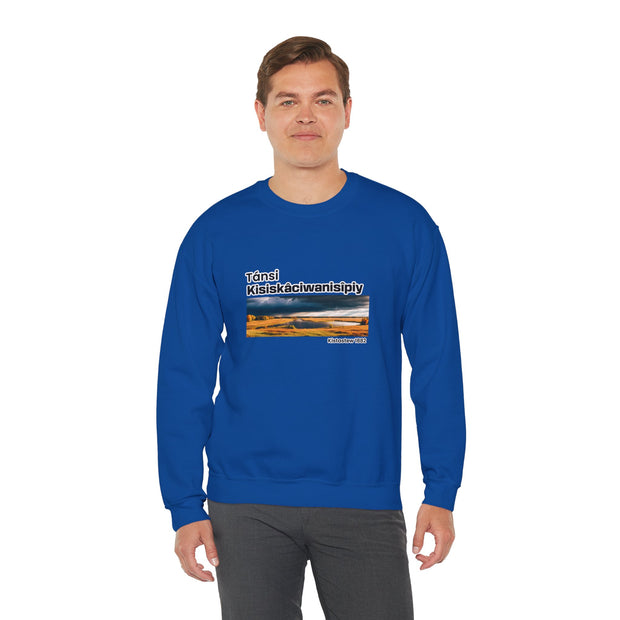 Tánsi Cree Saskatchewan Unisex Heavy Blend™ Crewneck Sweatshirt