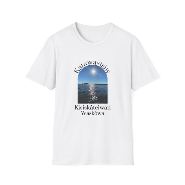 Cree Saskatchewan Skies Unisex Softstyle T-Shirt