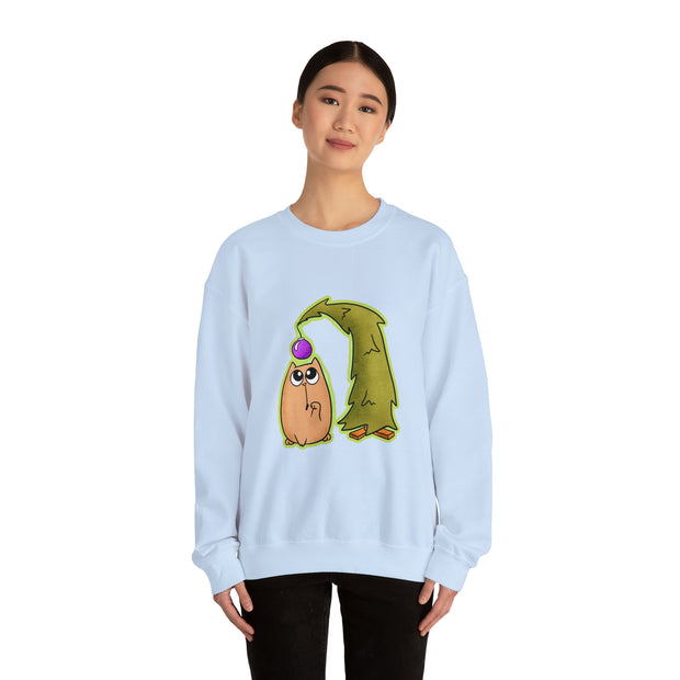 Christmas cat Unisex Heavy Blend™ Crewneck Sweatshirt