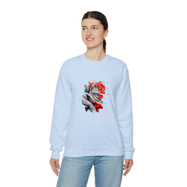 Rose Unisex Heavy Blend™ Crewneck Sweatshirt