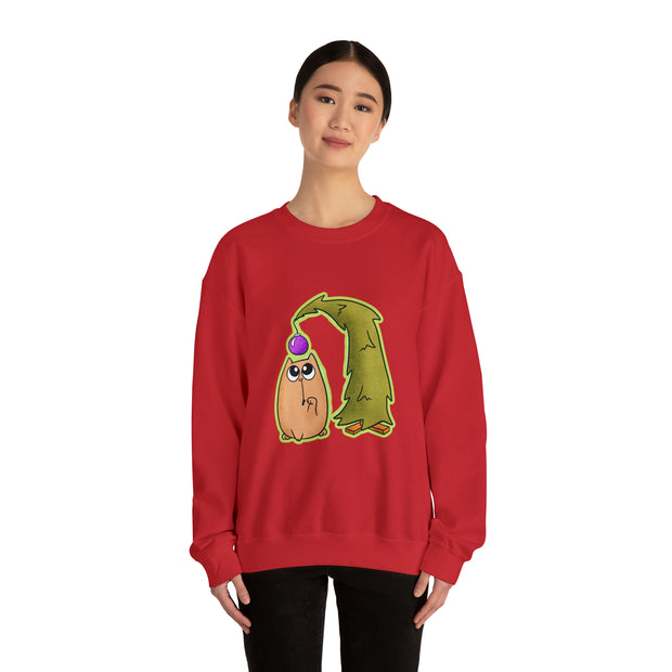Christmas cat Unisex Heavy Blend™ Crewneck Sweatshirt