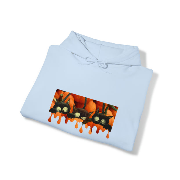 Pumpkin cats Unisex Heavy Blend™ Hooded Sweatshirt