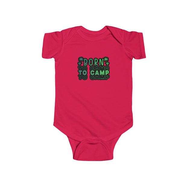 Born to Camp Infant Fine Jersey Bodysuit