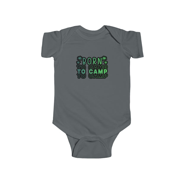 Born to Camp Infant Fine Jersey Bodysuit
