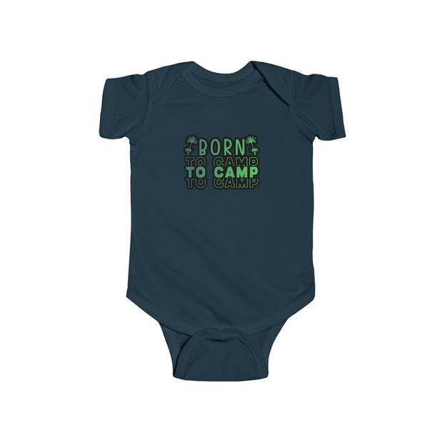 Born to Camp Infant Fine Jersey Bodysuit