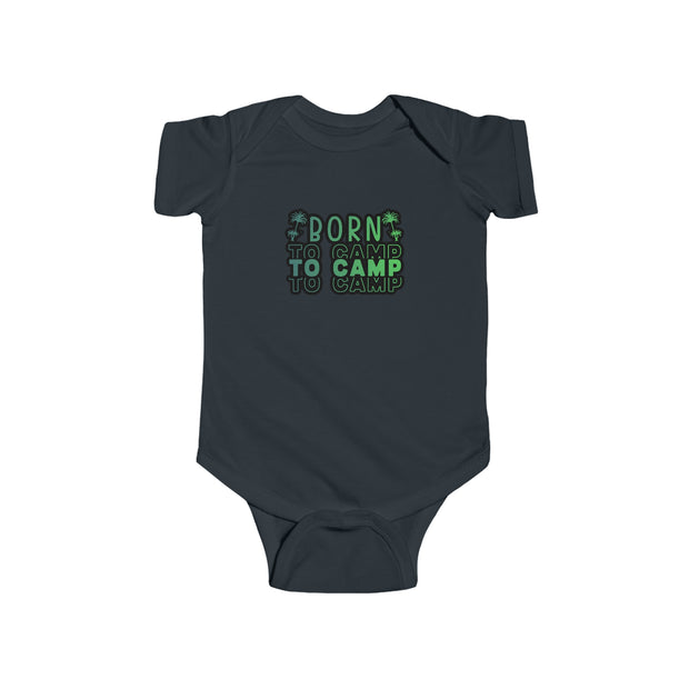 Born to Camp Infant Fine Jersey Bodysuit