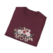 Mom Flowers Unisex Softstyle T-Shirt