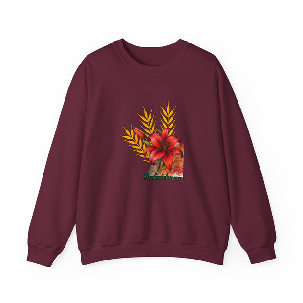 Saskatchewan Lily Unisex Heavy Blend™ Crewneck Sweatshirt