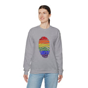 Pride Fingerprint Unisex Heavy Blend™ Crewneck Sweatshirt