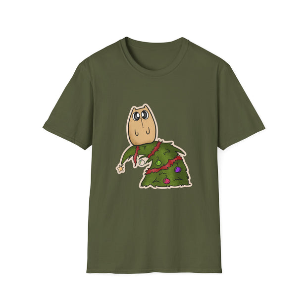 Christmas Cat Unisex Softstyle T-Shirt
