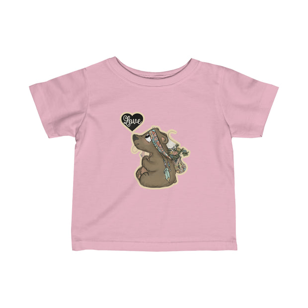 Love baby bear Infant Fine Jersey Tee