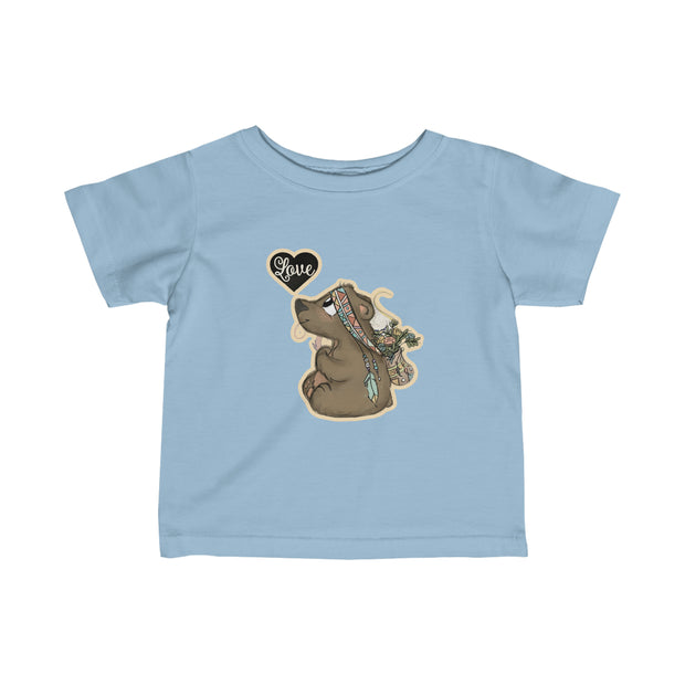 Love baby bear Infant Fine Jersey Tee