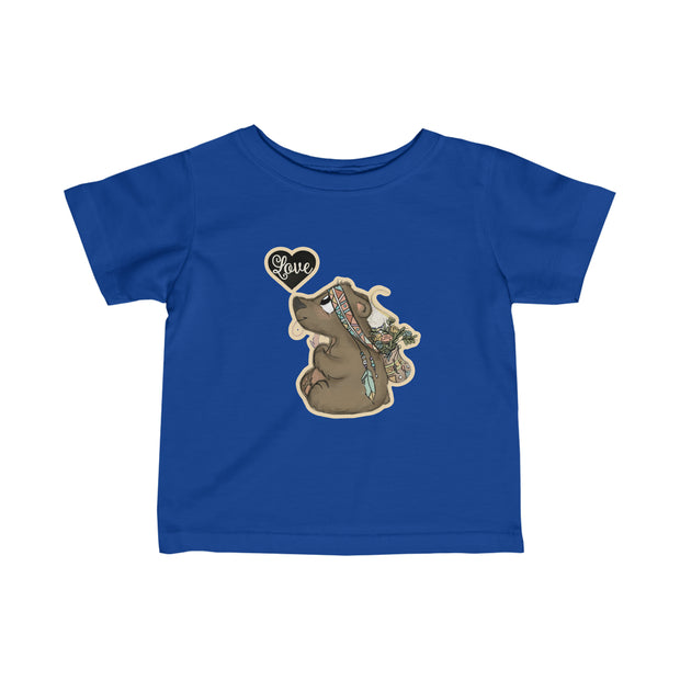 Love baby bear Infant Fine Jersey Tee