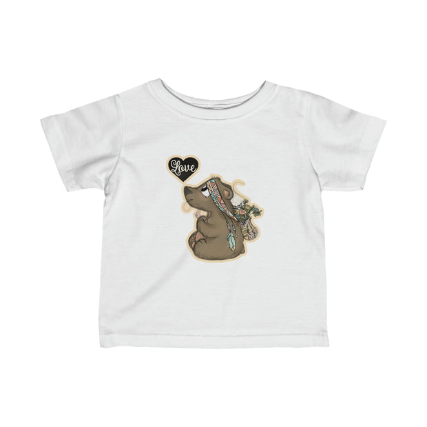 Love baby bear Infant Fine Jersey Tee