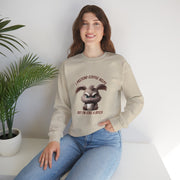 I Pretend that Coffee Helps Unisex Heavy Blend™ Crewneck Sweatshirt