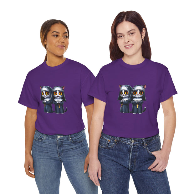 Horror Movie Cats Unisex Heavy Cotton Tee