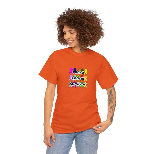 Cancer Survivor Unisex Heavy Cotton Tee