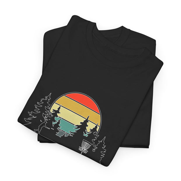 Retro Disc Golf Unisex Heavy Cotton Tee
