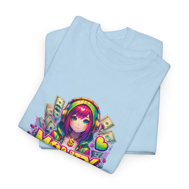 Graffiti Anime Girls Unisex Heavy Cotton Tee
